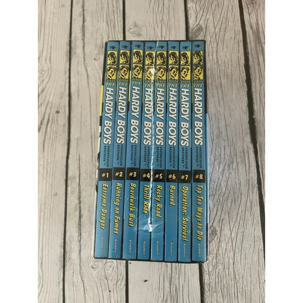 The Hardy Boys Collection Books 1-8 Franklin W Dixon Paperback Box Set Brand New